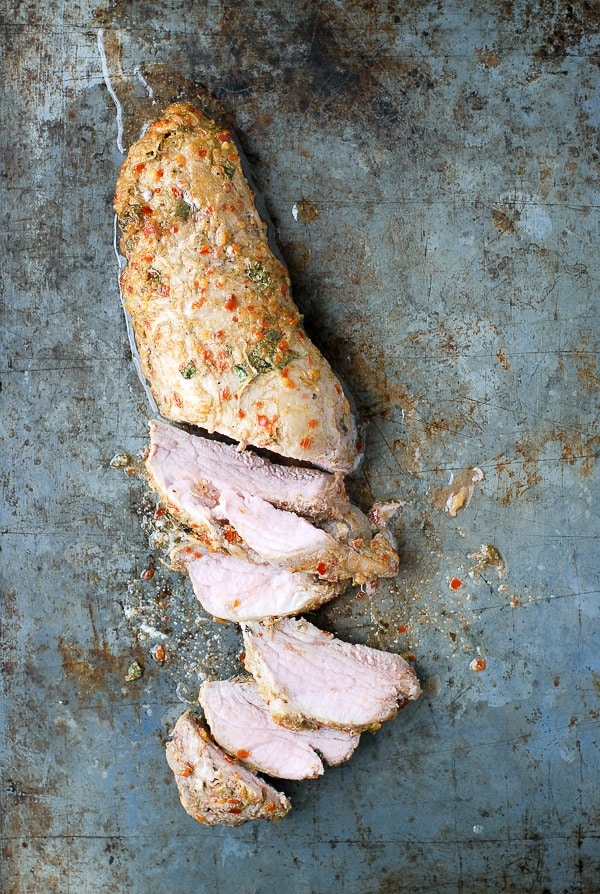 sliced  Spicy Cumin-Lime Pork Tenderloin