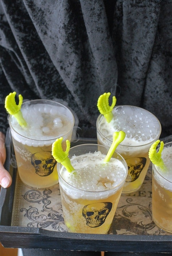 Tray of Grave Digger Cocktails