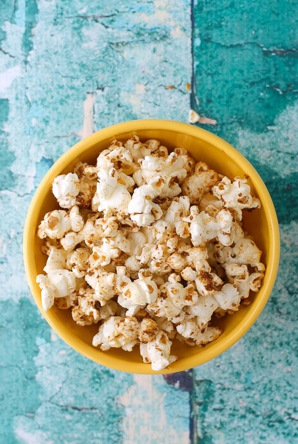 Yellow Bowl of Coconut Kettle Corn 