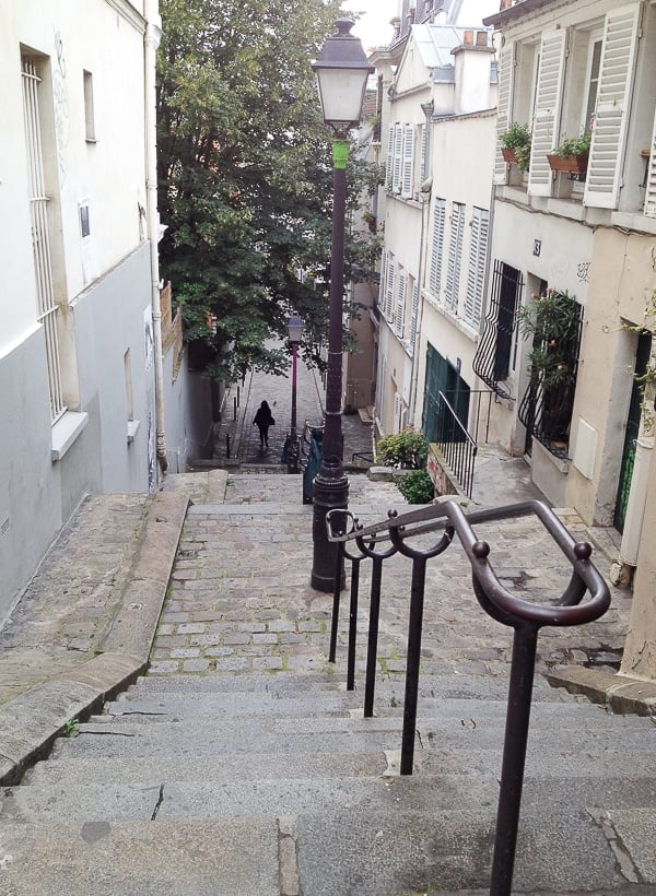 Montmartre staircase Paris 