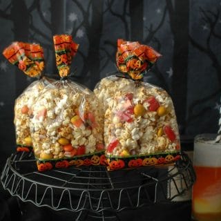 Orange-flavored Kettle Corn Halloween Treat Mix