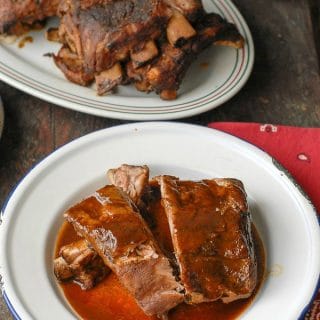 Slow Cooker Root Beer Baby Back Ribs