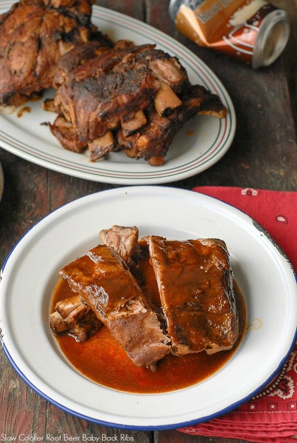 Slow Cooker Root Beer Baby Back Ribs 