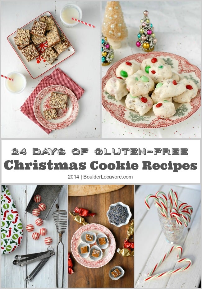 collage of christmas cookie recipes