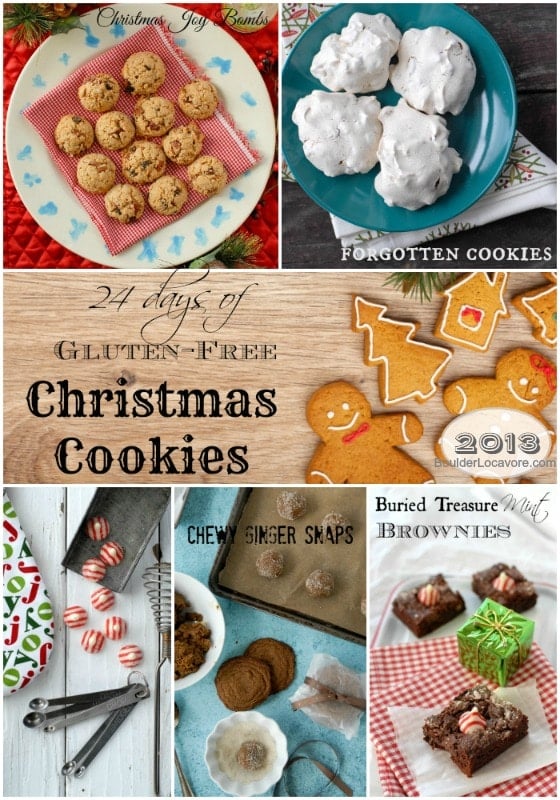 24 Days of Gluten-Free Christmas Cookie Recipes {2013} collage