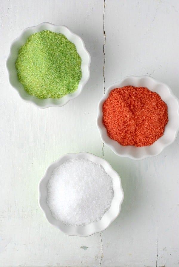Homemade Peppermint and Lime Bath Salts ingredients