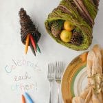 The Interactive Holiday Table- Gratitude Tablecloth, Conversation Starters and More Cool Ideas - BoulderLocavore.com