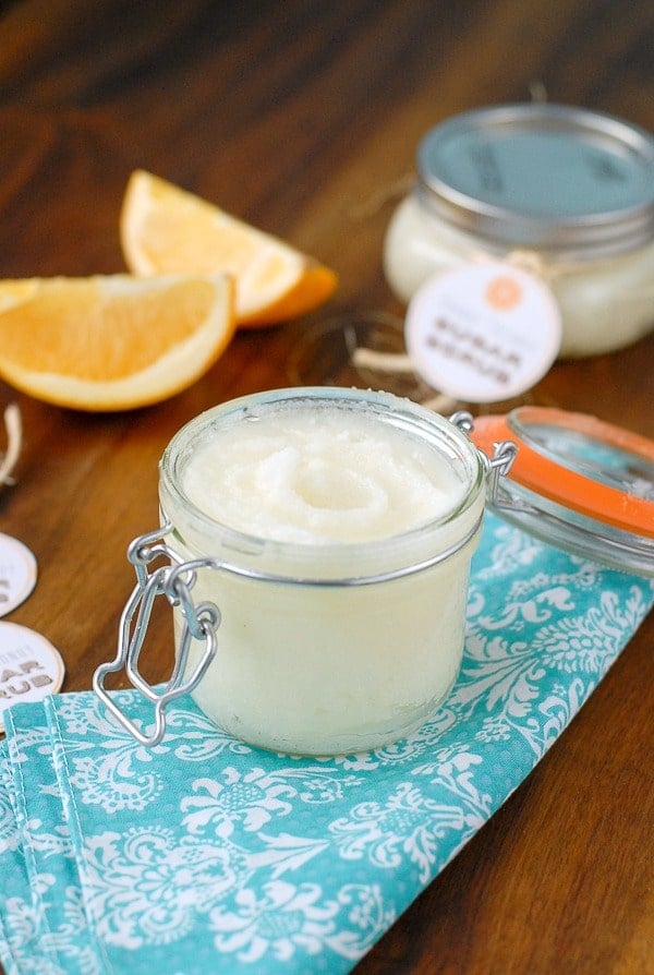  Homemade Orange Coconut Oil Sugar Scrub