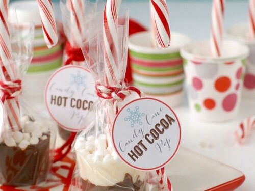 How to Make Candy Cane Stirrers and Lollipops - Savvy Homebody