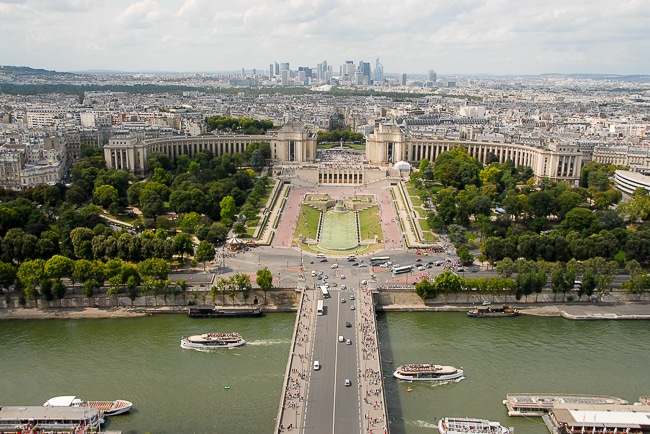 The Museum of Man from the Eiffel Tower