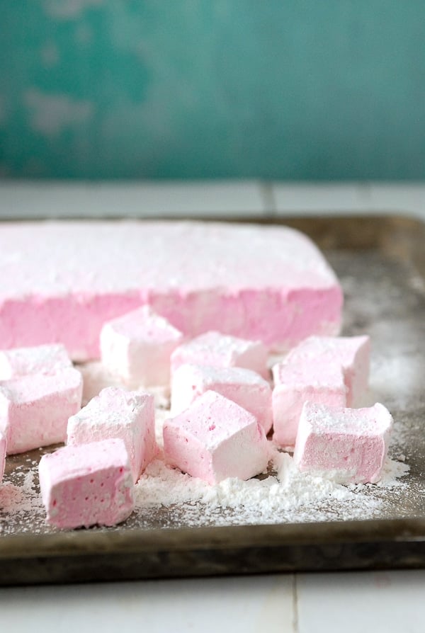 Rose flavored Marshmallows 
