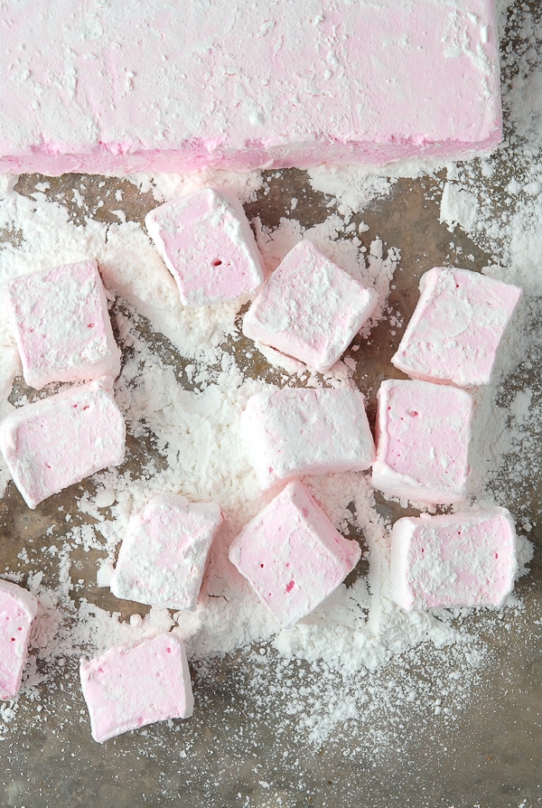 Rose flavored Marshmallows DIY Homemade