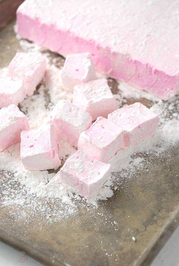 Rose flavored Marshmallows