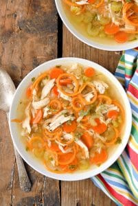 Skinny Chicken and Sweet Potato Noodle Soup - Boulder Locavore