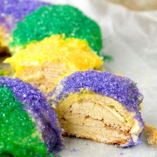 Gluten-Free King Cake for Mardi Gras