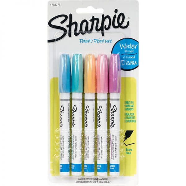Shiny Pastel Sharpie Markers for Easter 