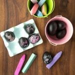 DIY Chalkboard Easter Eggs