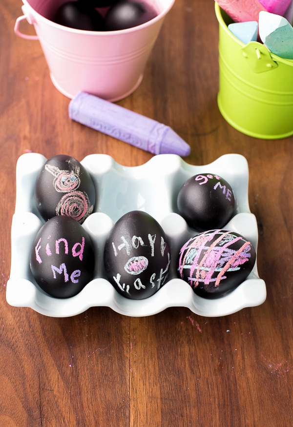 DIY Chalkboard Easter Eggs