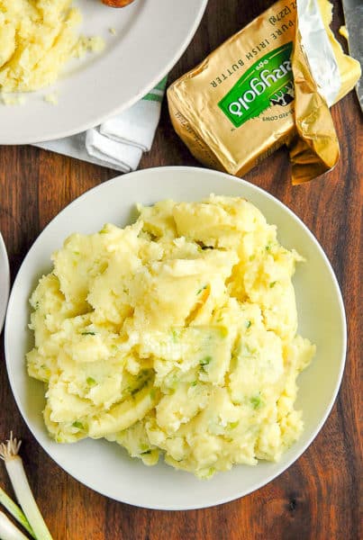 Irish Potato Champ - Traditional Mashed Irish Potatoes