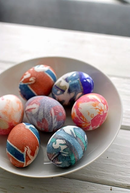 Painted Wooden Easter Eggs » Homemade Heather