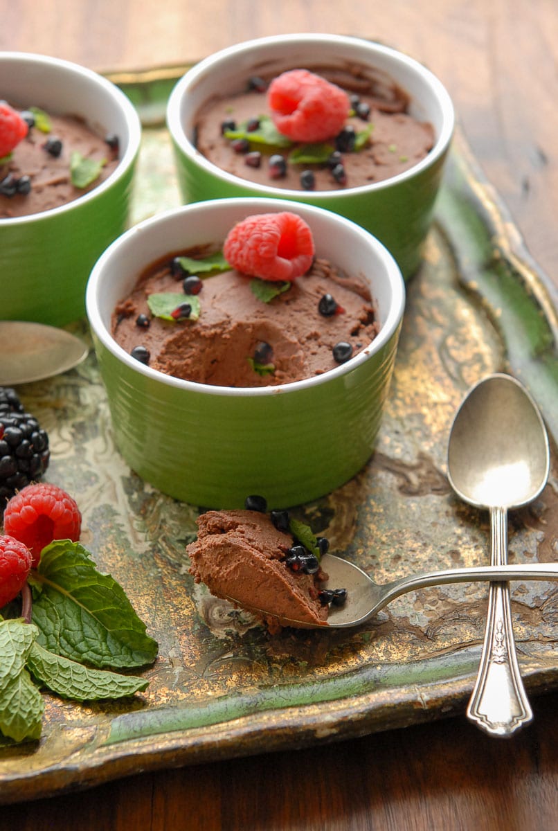 irish chocolate mousse bite