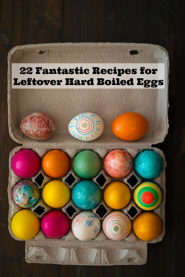 22 Fantastic Recipes for Leftover Hard Boiled Eggs Title image