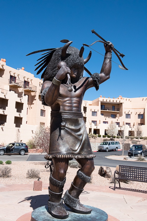 Buffalo Thunder Hilton Native American Sculpture - Santa Fe 