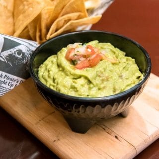 bowl of freshly made guacamole