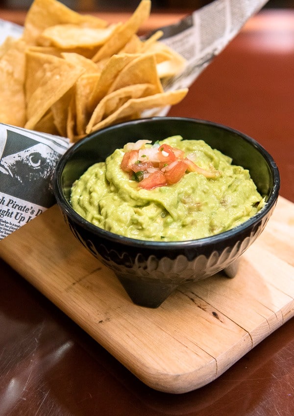 bowl of freshly made guacamole