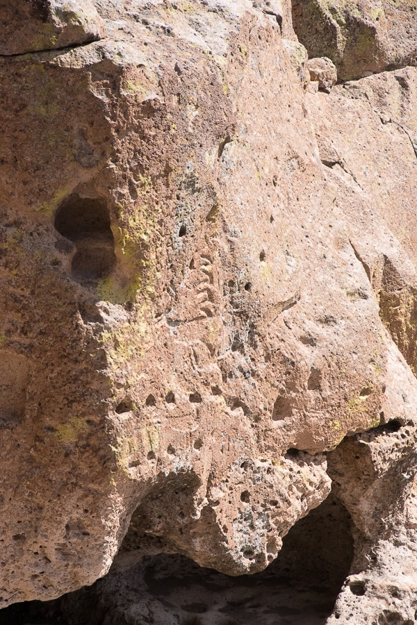 Tsankawi Bandelier National Monument petroglyphs Santa Fe 