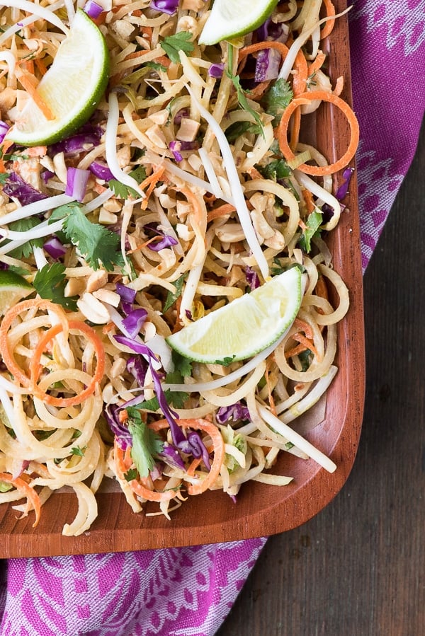 Pad Thai Salad closeup