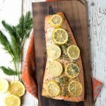 Charred Cedar Plank Salmon with Lemon and Dill - BoulderLocavore