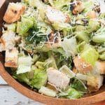 Grilled Chicken Caesar Salad with Creamy Light Dressing - BoulderLocavore.com