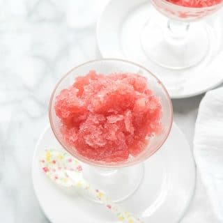 Raspberry Pink Champagne Granita