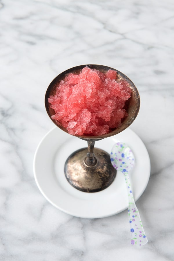 Raspberry Pink Champagne Granita 