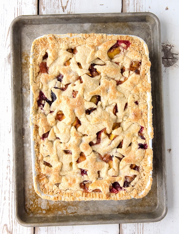 Stone Fruit Slab Pie 