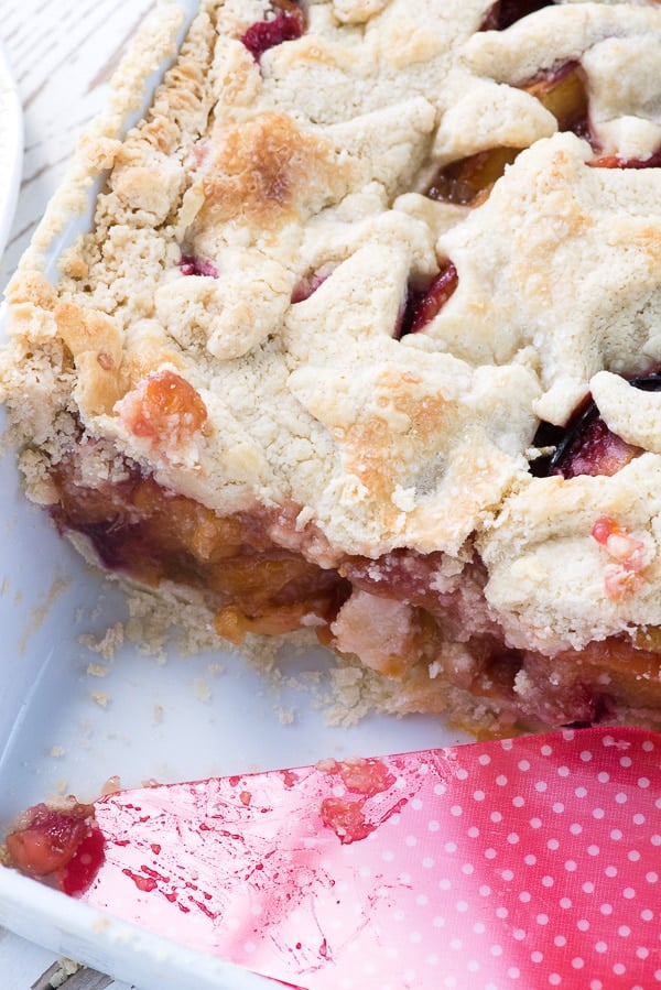 Stone Fruit Slab Pie (gluten-free) 