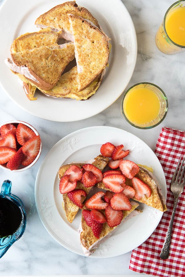 Strawberry Stuffed French Toast 