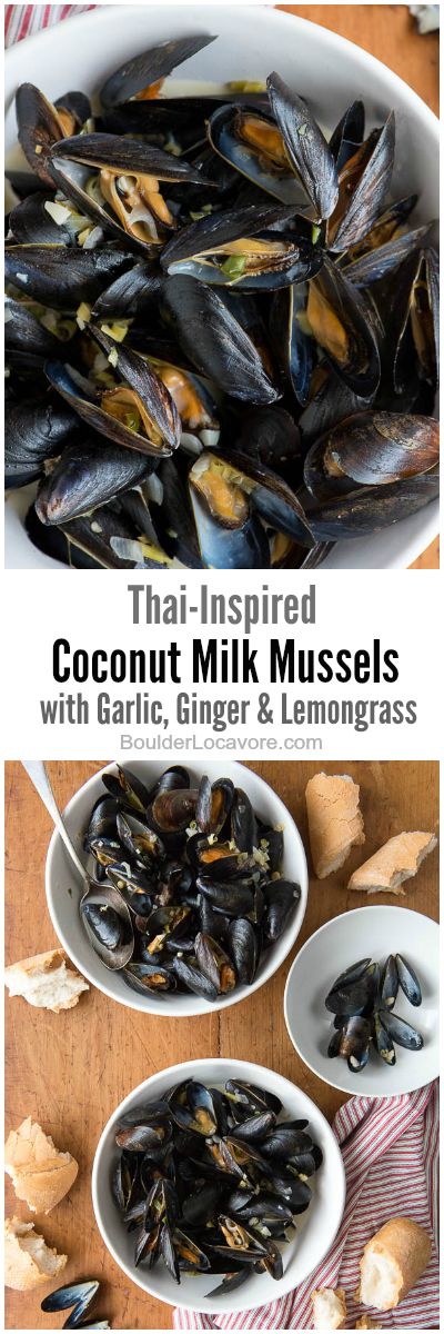 Mussels collage
