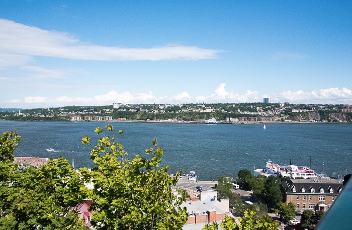 Quebec City, Upper City View of the St Lawrence River 