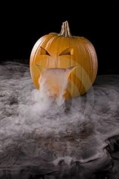 Smoking Jack-o-Lantern 