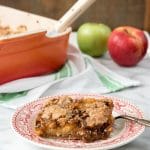 Shortcut Cinnamon Caramel Apple Bars