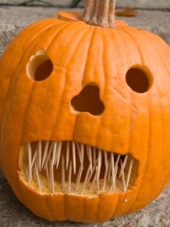 Toothpick Teeth Pumpkin 