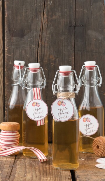 Homemade Spiced Apple Vodka (with printable gift tags) - Boulder Locavore