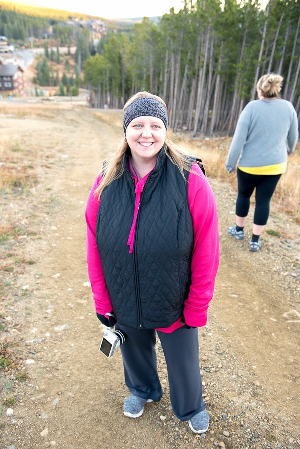 A person standing posing for the camera