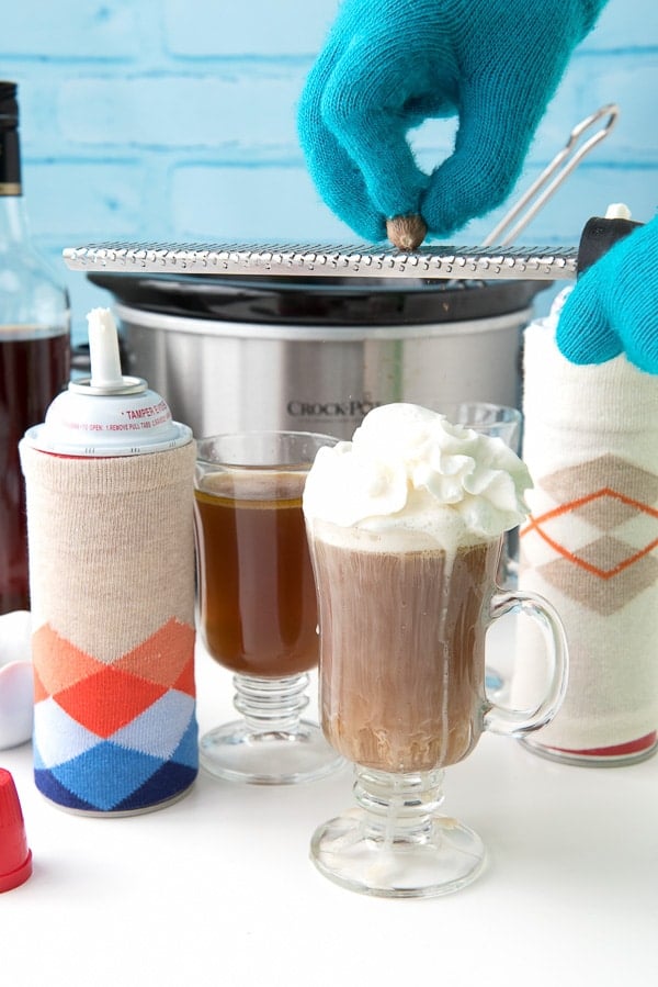 Hot Buttered Rum and DIY Whipped Cream Canister Cozies 