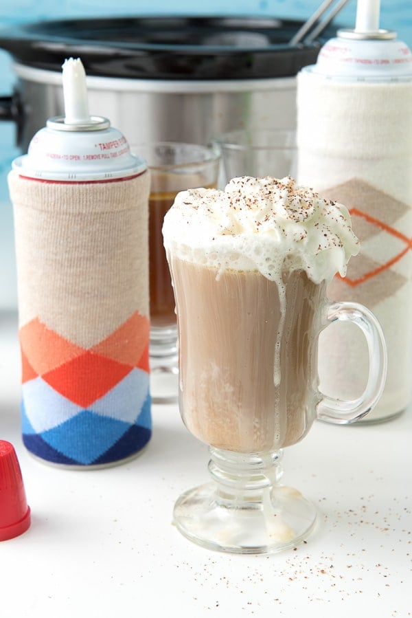 Hot Buttered Rum and DIY Whipped Cream Canister Cozies 