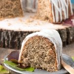 Persimmon Winter Bundt Cake with Hard Sauce Glaze