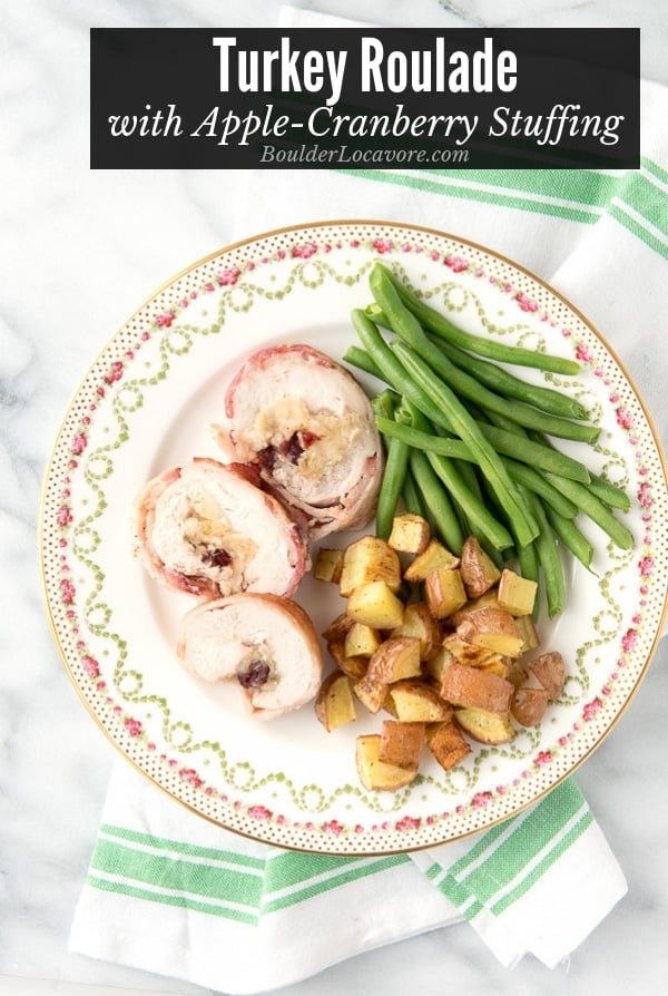Turkey Roulade with Apple Cranberry Stuffing title image