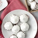 Chocolate Peppermint Dipped Meringues